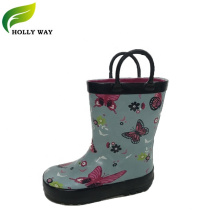 Pretty Kid's PVC Rain Boots with Printing